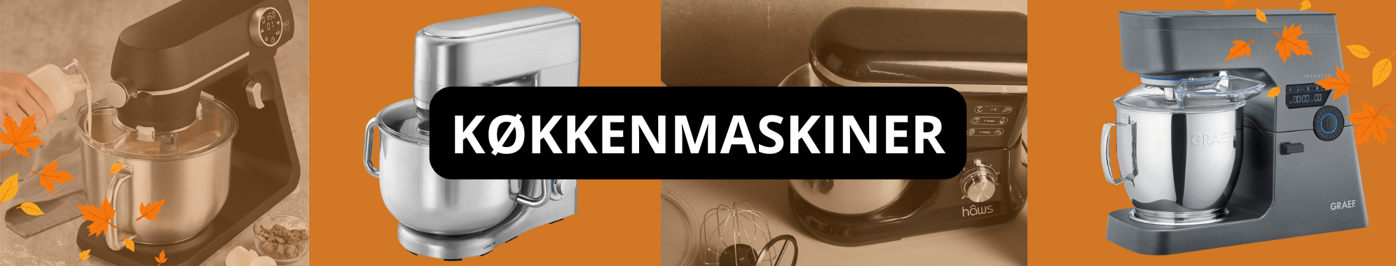 køkkenmaskiner og røremaskiner