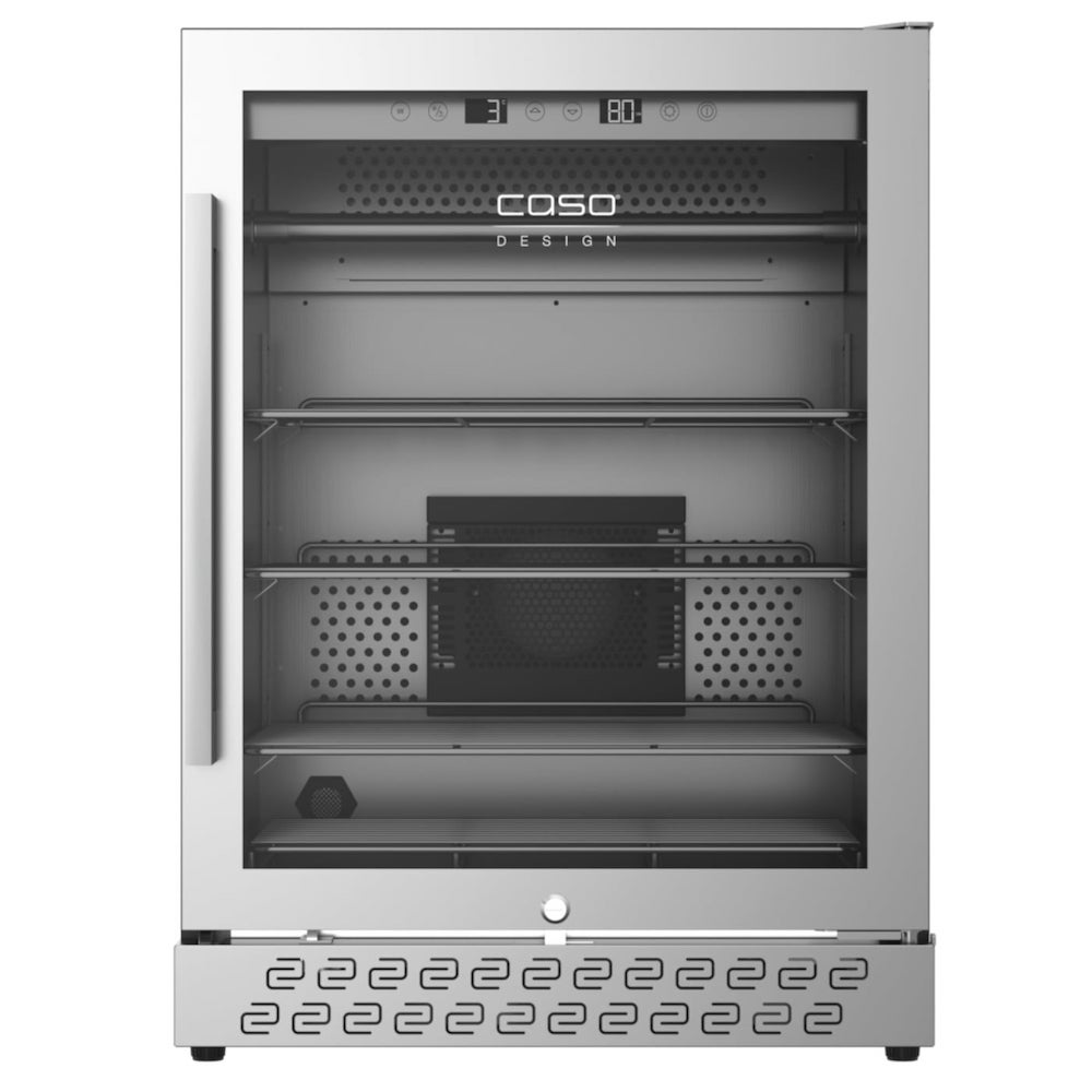 Caso DryAged Master 125, kødmodningsskab, 125L, Rustfrit stål