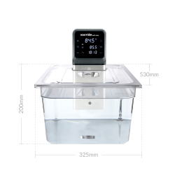 iVide Plus Jnr WIFI Sous Vide Stav (IPX7-Vattentt) + Senses 300 Kammar-Vakuumfrpackare Paket