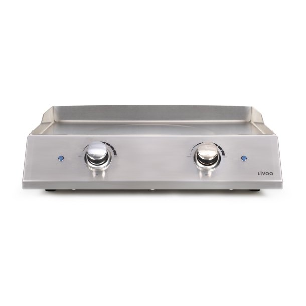  Livoo Elektrisk Dobbelt Plancha Bordgrill (Rustfri stl)
