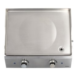  Livoo Elektrisk Dobbelt Plancha Bordgrill (Rustfri stl)