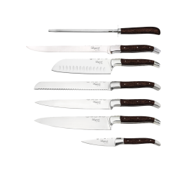 Laguiole By Hws Chef Knivset (6 knivar + Brynstl)