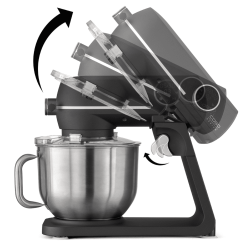 Caso Kksmaskin KM 1800 (Svart med stlskl)