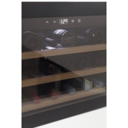 Caso WineSafe 18 Sort Vinkleskab - Indbygning (18 flasker)