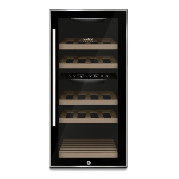 Caso WineComfort 24 Sort Vinkleskab (24 flasker)