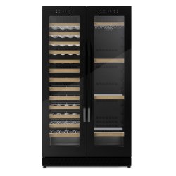 Caso WineChef Duo 122 Black Vinkleskab (122 flasker)