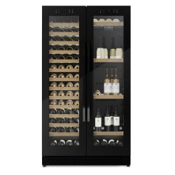 Caso WineChef Duo 122 Black Vinkleskab (122 flasker)