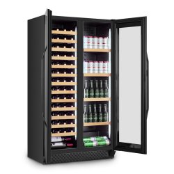 Caso WineChef Duo 122 Black Vinkleskab (122 flasker)