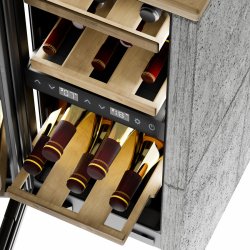 Caso WineDeluxe WDU 18 Vinkleskab - Indbygning (18 flasker)