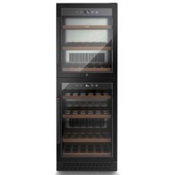 Caso WineChef Pro 126-2D Sort Vinkleskab (126 flasker)