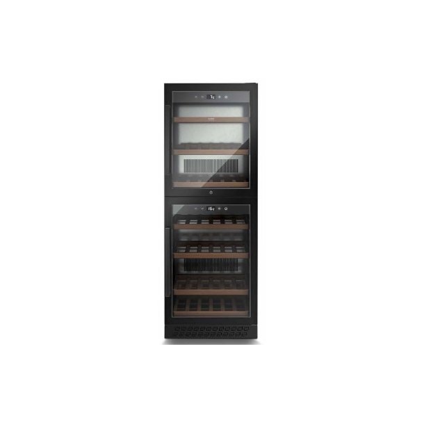 Caso WineChef Pro 126-2D Sort Vinkleskab (126 flasker)