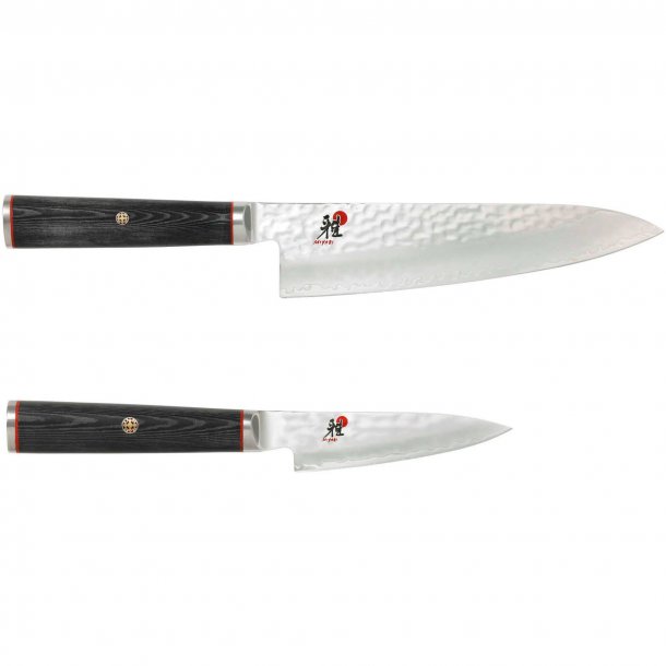 Miyabi MIZU Knivset m. 2 knivar (Kockkniv och Grntsakskniv)