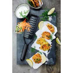 Microplane Black Sheep Rivjrn - Ekstra Grov (Svart Stl)