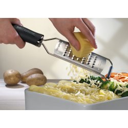 Microplane Gourmet Rivjrn - Ekstra Grov (Svart)