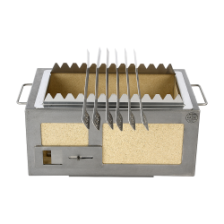 Kasai Konro Spettstativ med 6 grillspett (Till Kasai Konro Yakitori Grill Small V2)