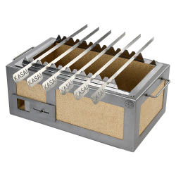 Kasai Konro Spettstativ med 6 grillspett (Till Kasai Konro Yakitori Grill Medium/Long)