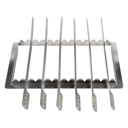 Kasai Konro Spettstativ med 6 grillspett (Till Kasai Konro Yakitori Grill Medium/Long)