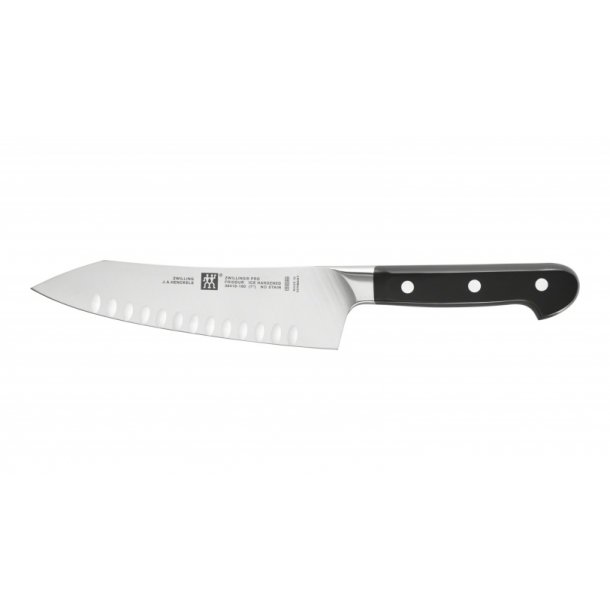 Zwilling Pro Rocking Santoku Kniv m. luftspalter (18 cm)