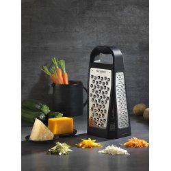 Microplane Elite Box Rivejern (5-i-1 med opsamler)