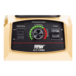 RAW Blender X 2,5 Turbo 2.5HP 2.2L 1800W (Guld)