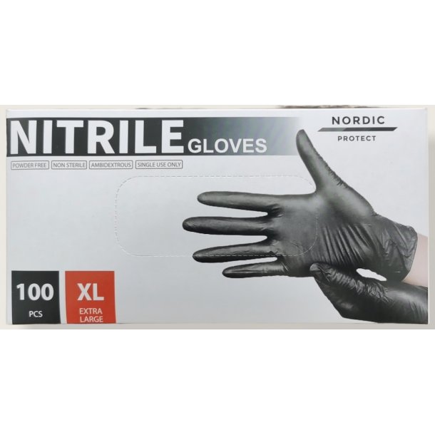 Nitril Handsker Extra Large (100 - SousVide.dk