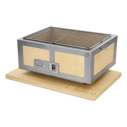 Kasai Konro Yakitori Grill Medium/Bred + Vrmeunderlgg + 10 kg. Sumi Bincho Kol