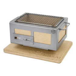 Kasai Konro Yakitori Grill Nano Pro + Vrmeunderlgg + 10 kg. Sumi Bincho Kol