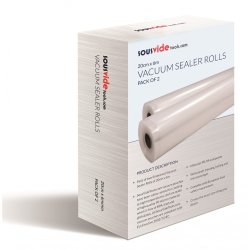 2 st. Vakuumrullar (20cm x 6m)