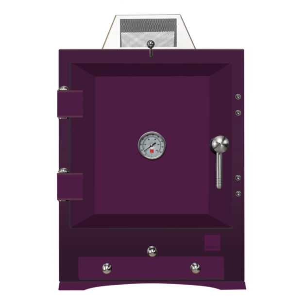 Bertha Professional Table Top Trækulsovn Aubergine
