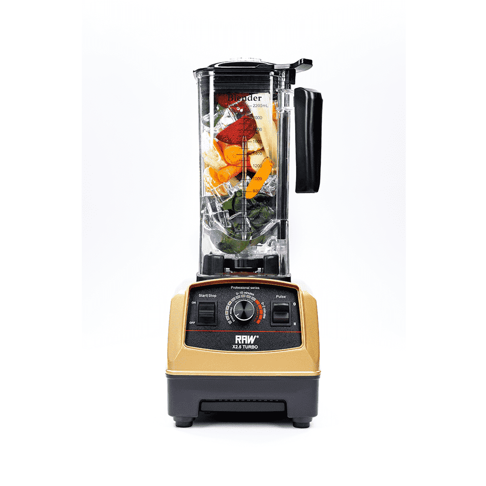 RAW Blender X 2,5 Turbo 2.5HP 2.2L 1800W BLENDERE SousVide.dk